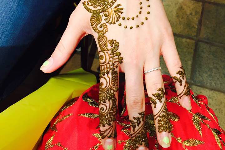 Bridal Henna tattoo