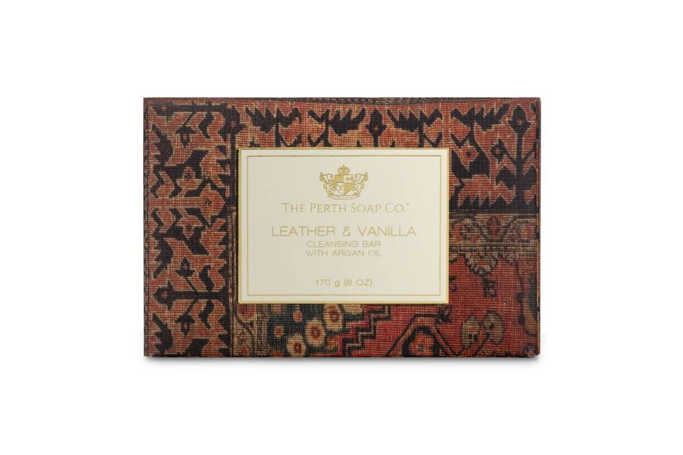 Leather & Vanilla bar soap