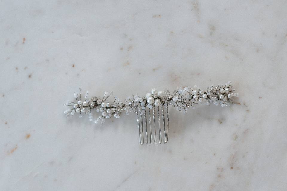 Clara Silver Comb