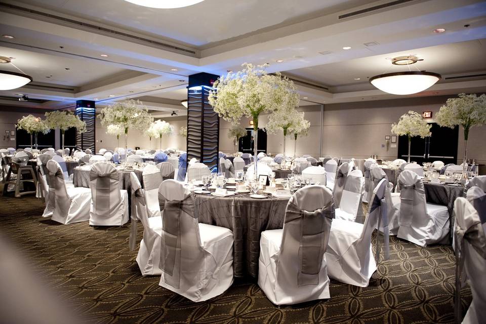 Edmonton hotel wedding reception