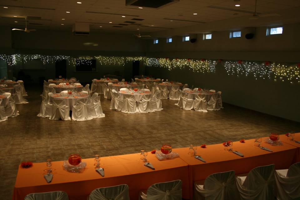 Calgary banquet hall wedding