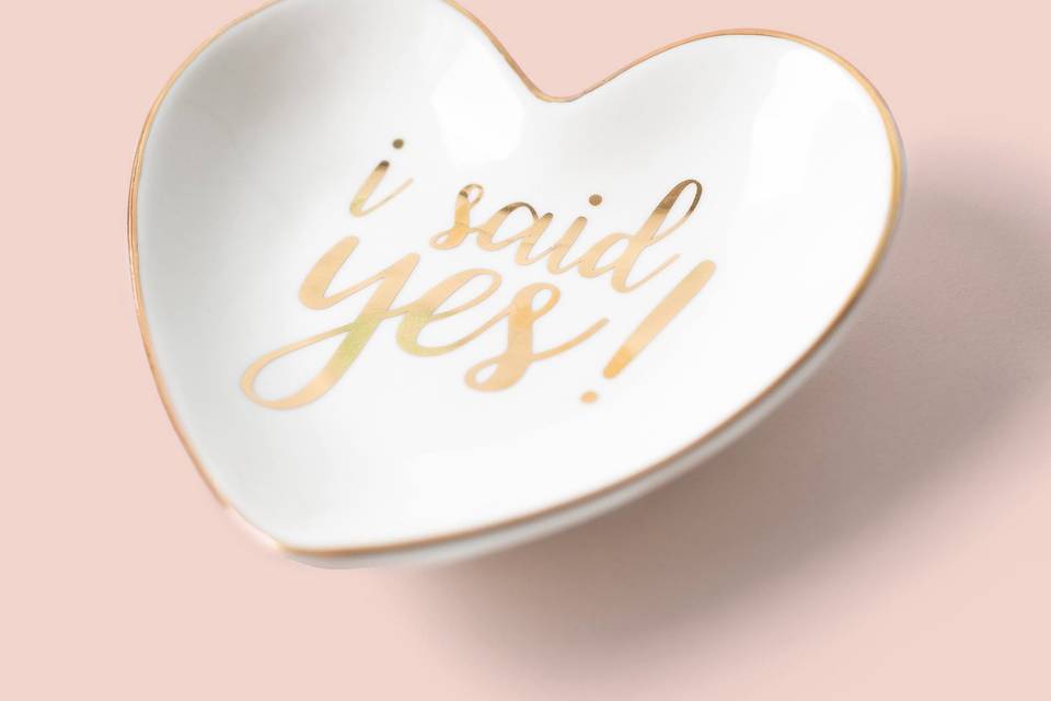 Heart ring dish