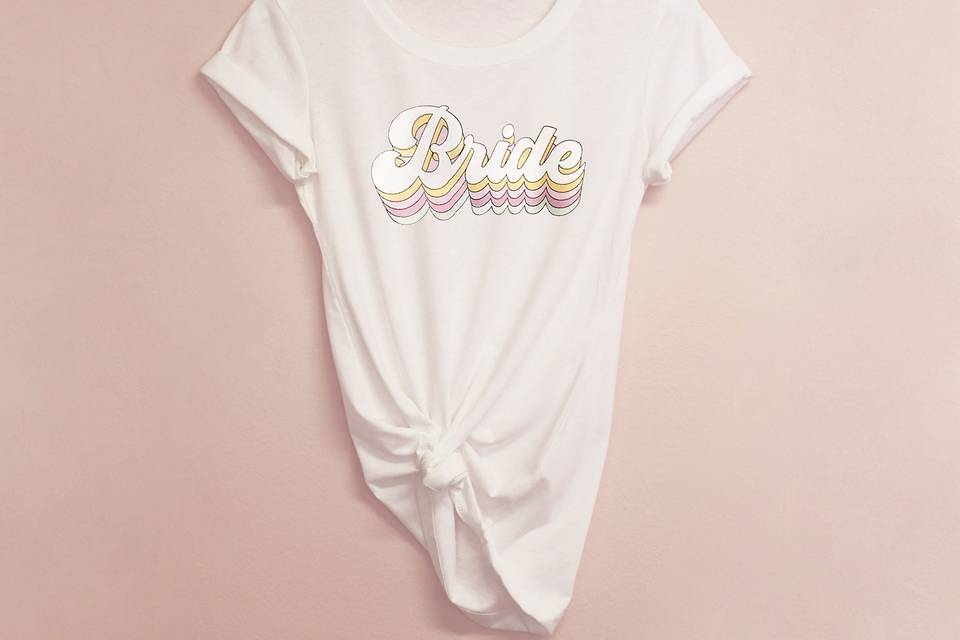 Retro white t-shirt