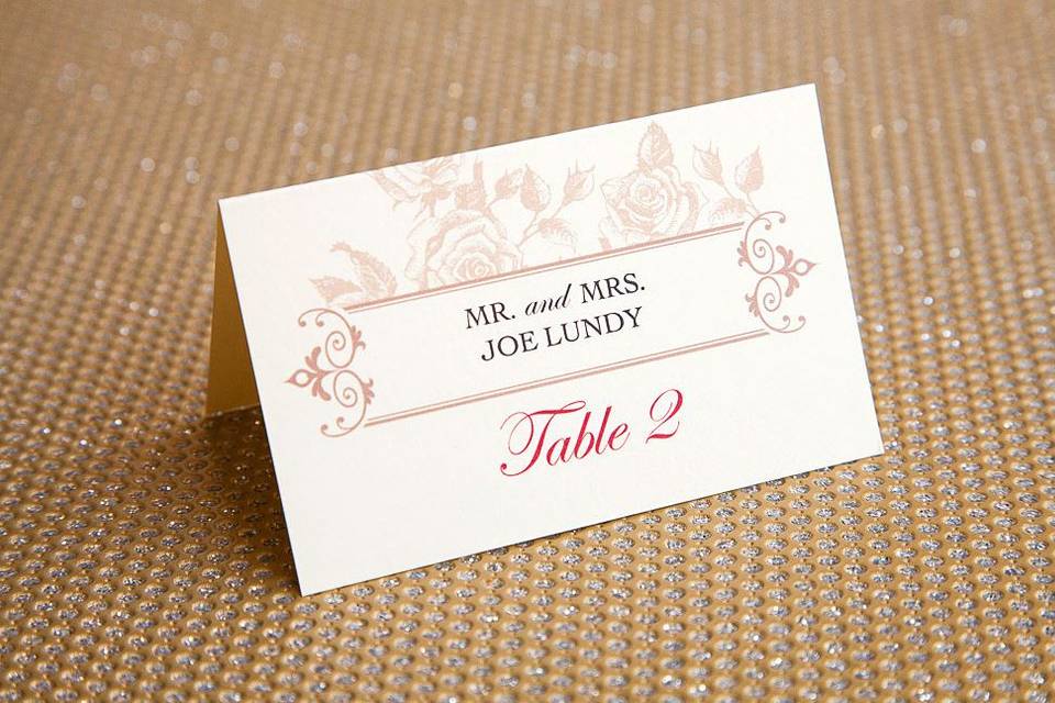 The Best Cards Place Card