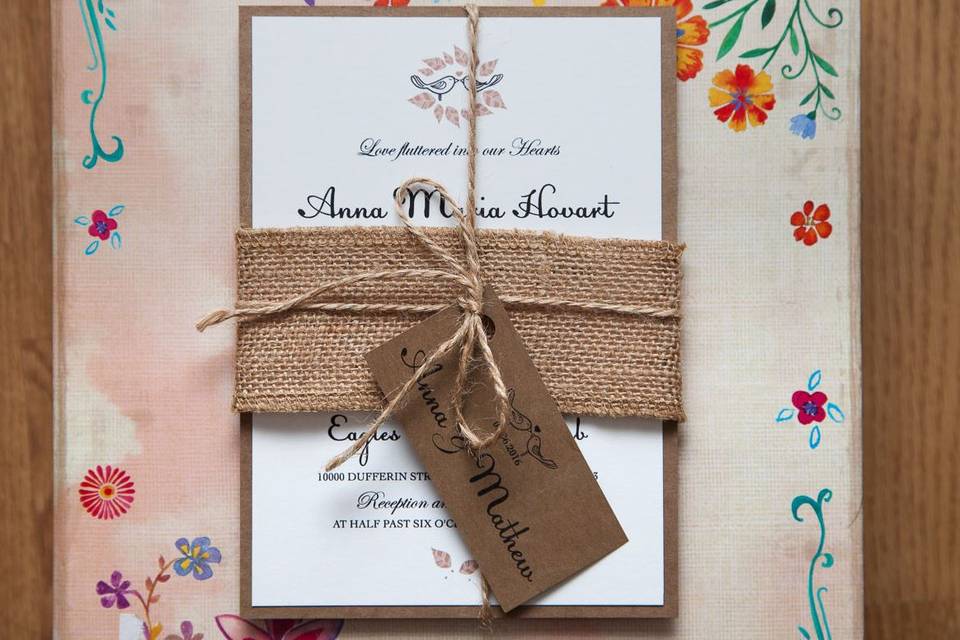 The Best Cards Rustic Wedding