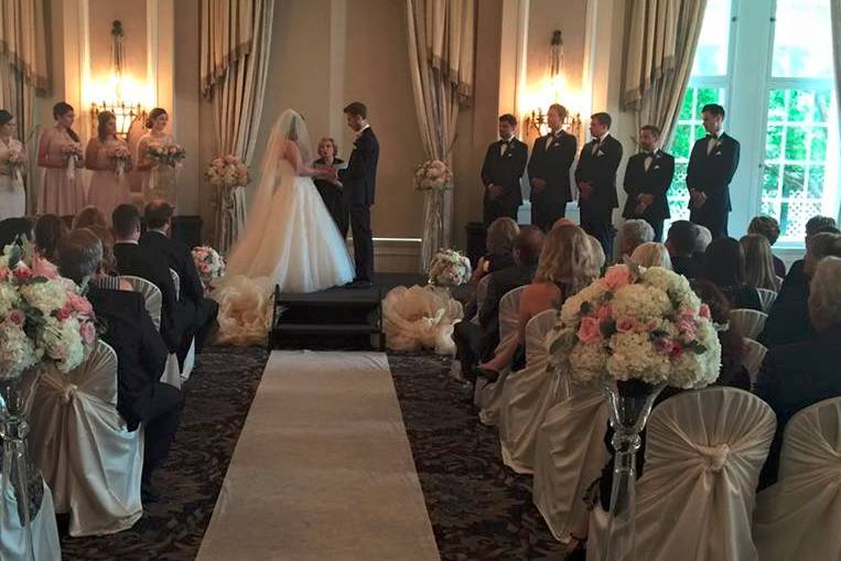 A wedding ceremony
