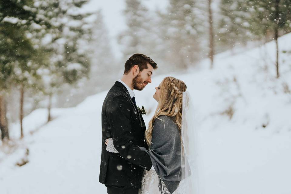 A winter wedding