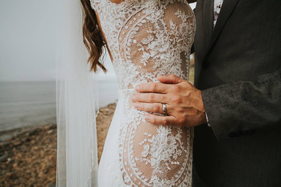 Wedding dress details
