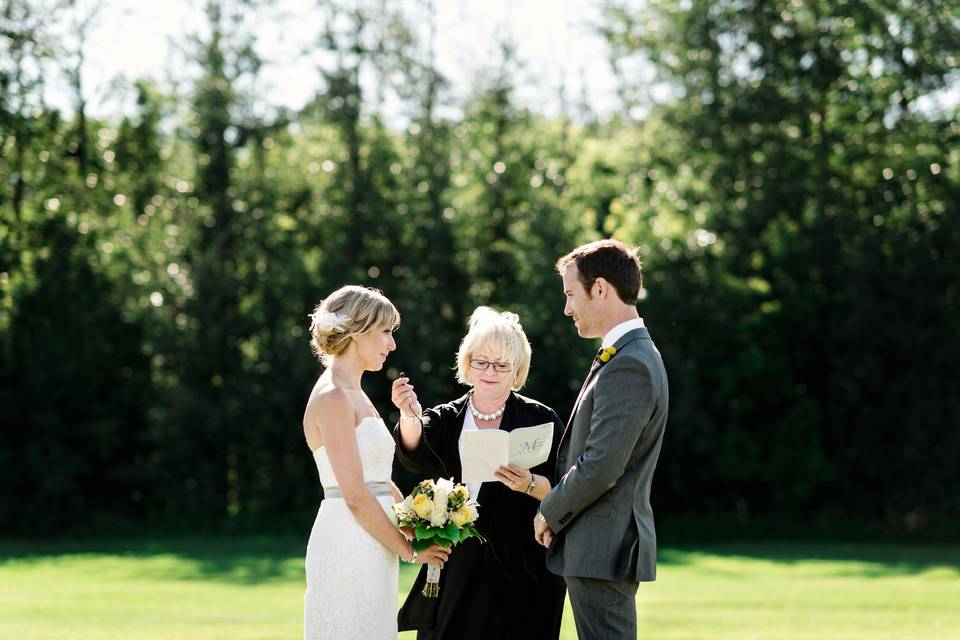 Outdoor ceremony