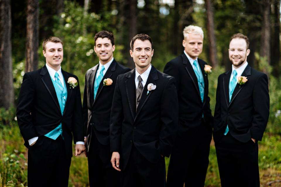 Groomsmen and Groom