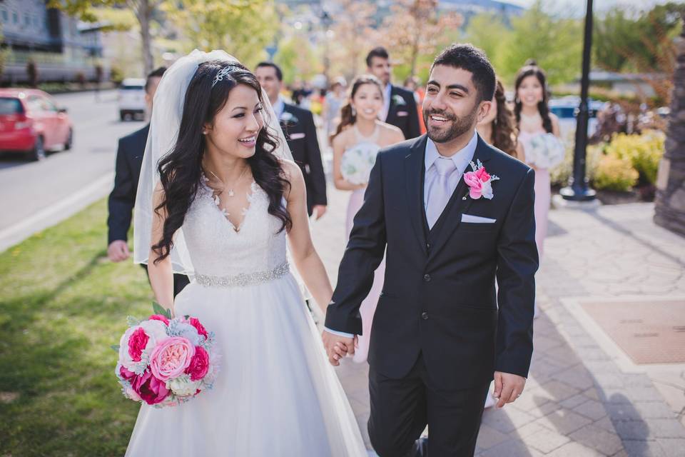 Bride and groom