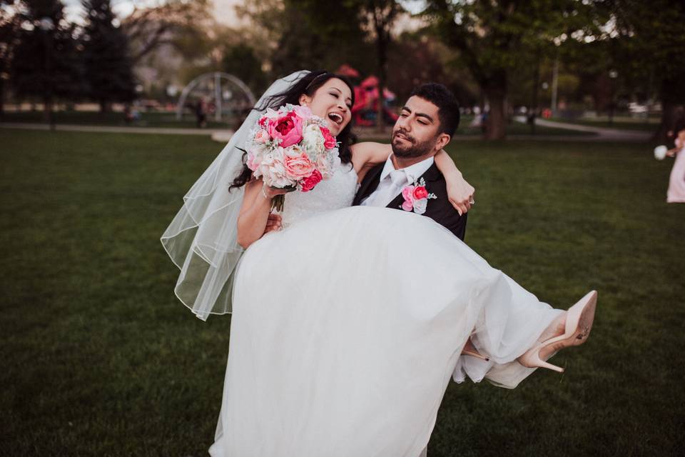 Bride and groom