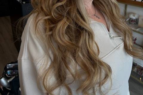 Bridal hair trial