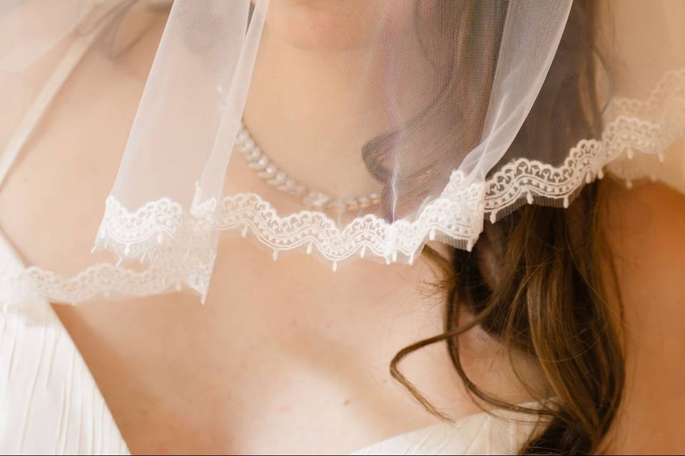 Bride in veil