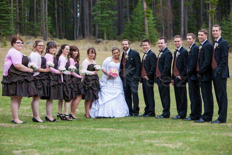 Entwistle, Alberta wedding ceremony