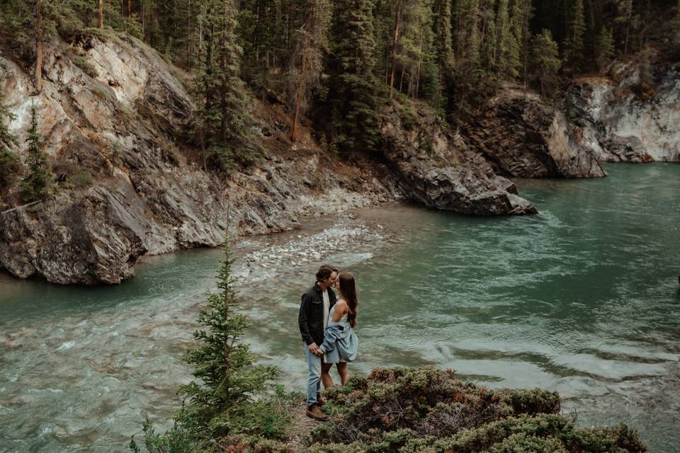 Mountain engagement adventure