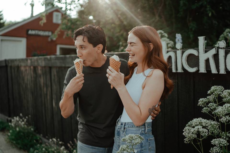 Ice cream engagement