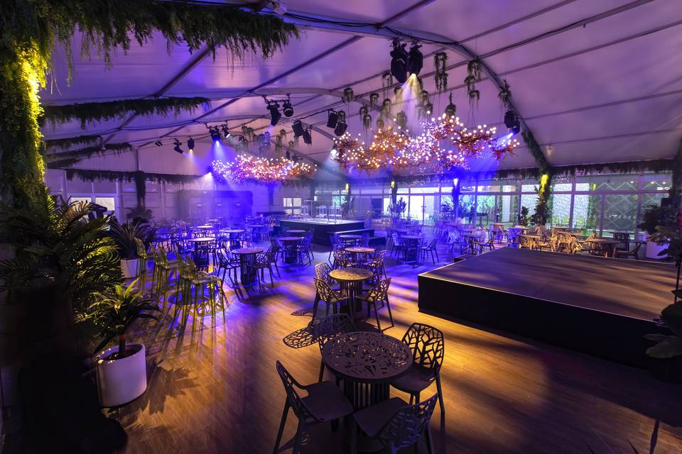 Corporate fundraiser setup