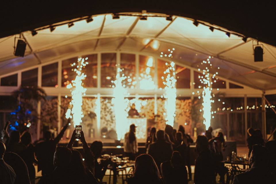 Main stage under terrace