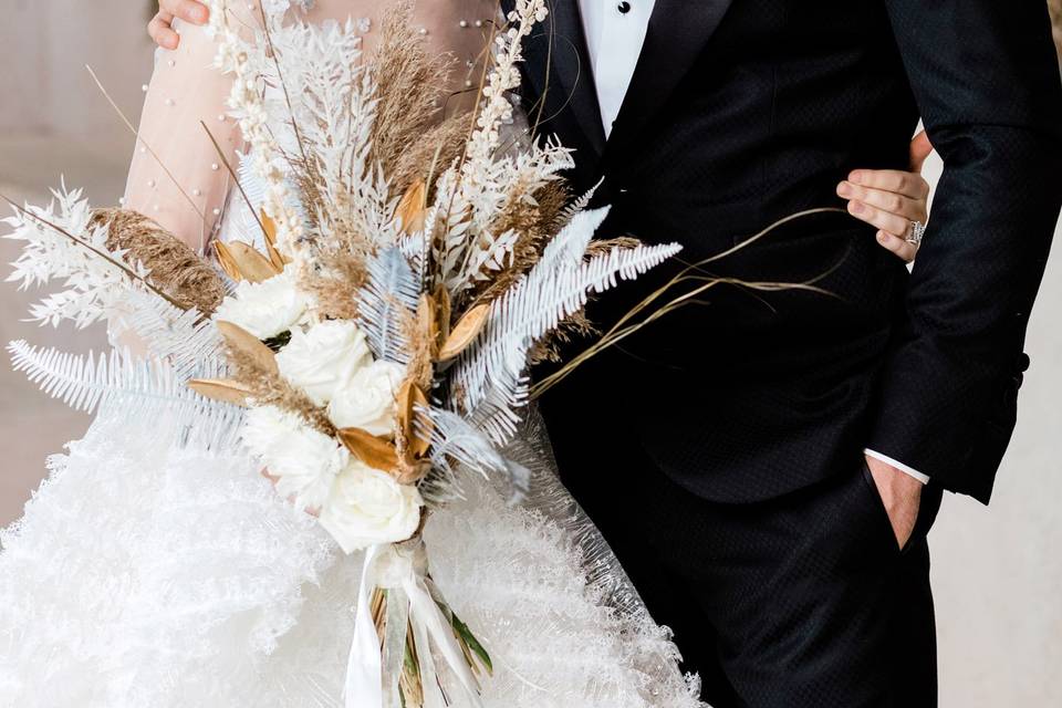 Dried Flower Bridal Bouquet