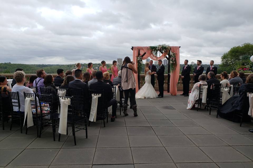 Outdoor ceremony