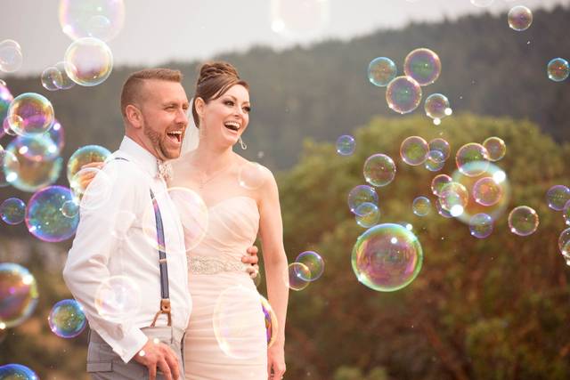 Enjoying the bubbles