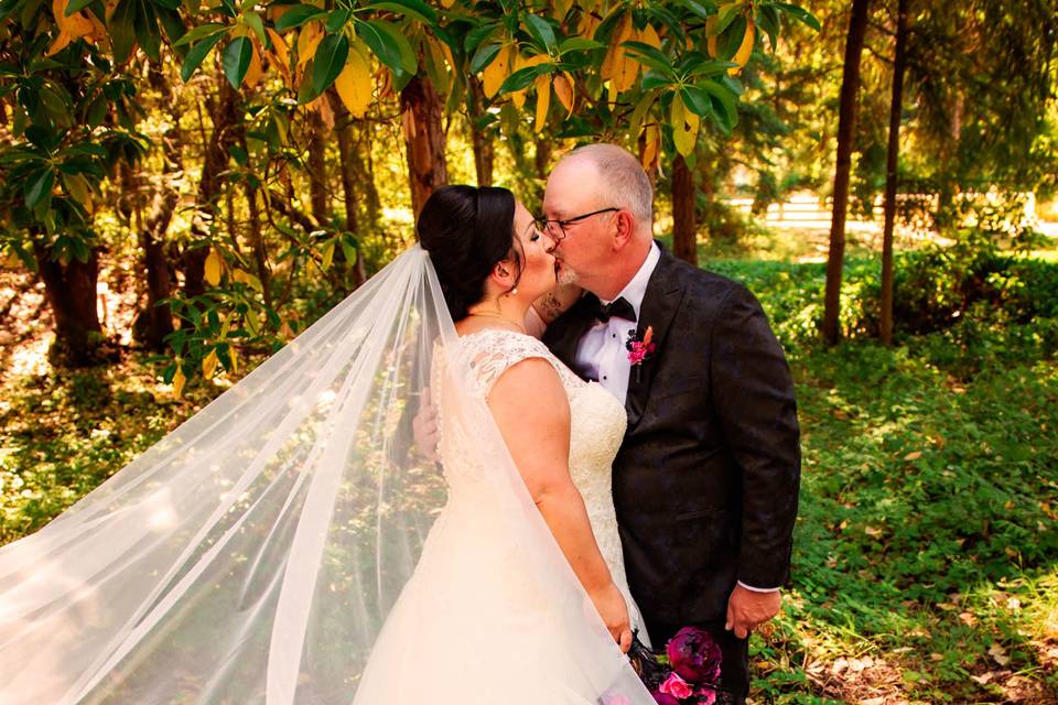 Forest Wedding portrait