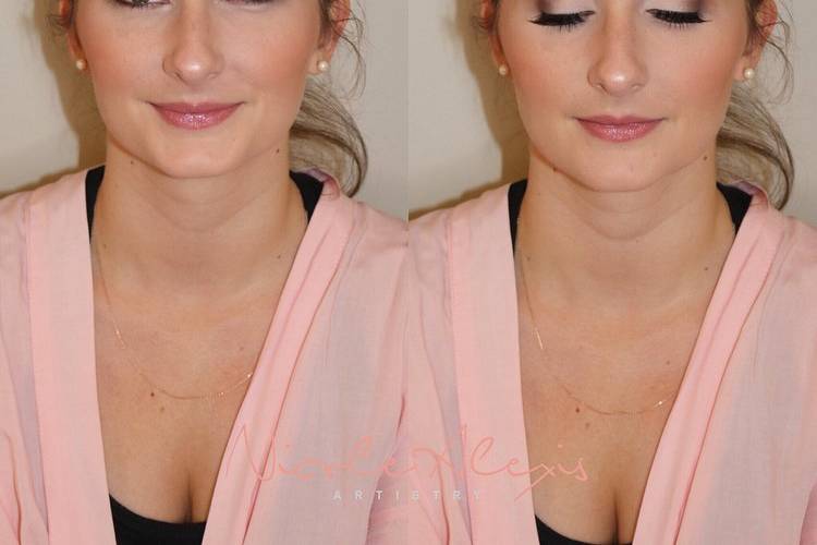 Bridesmaid Makeup Application