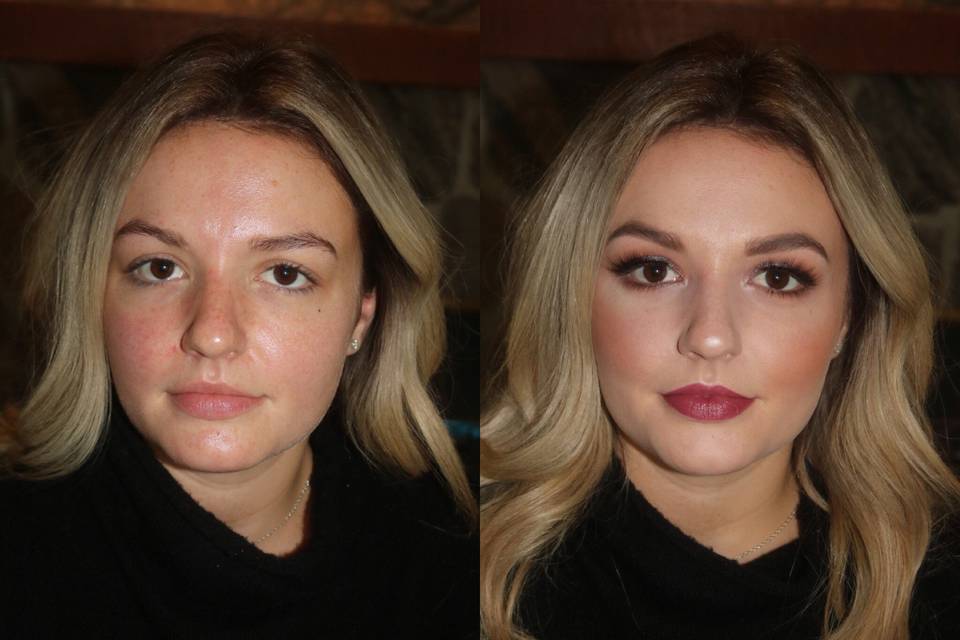 Bridesmaid Makeup Application