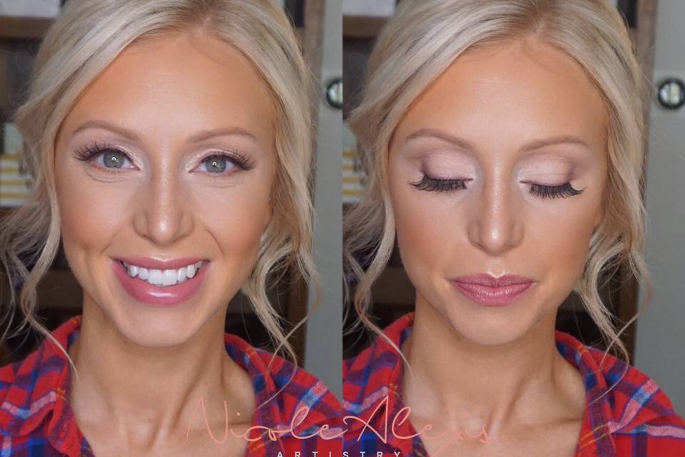 Bridal Makeup Application