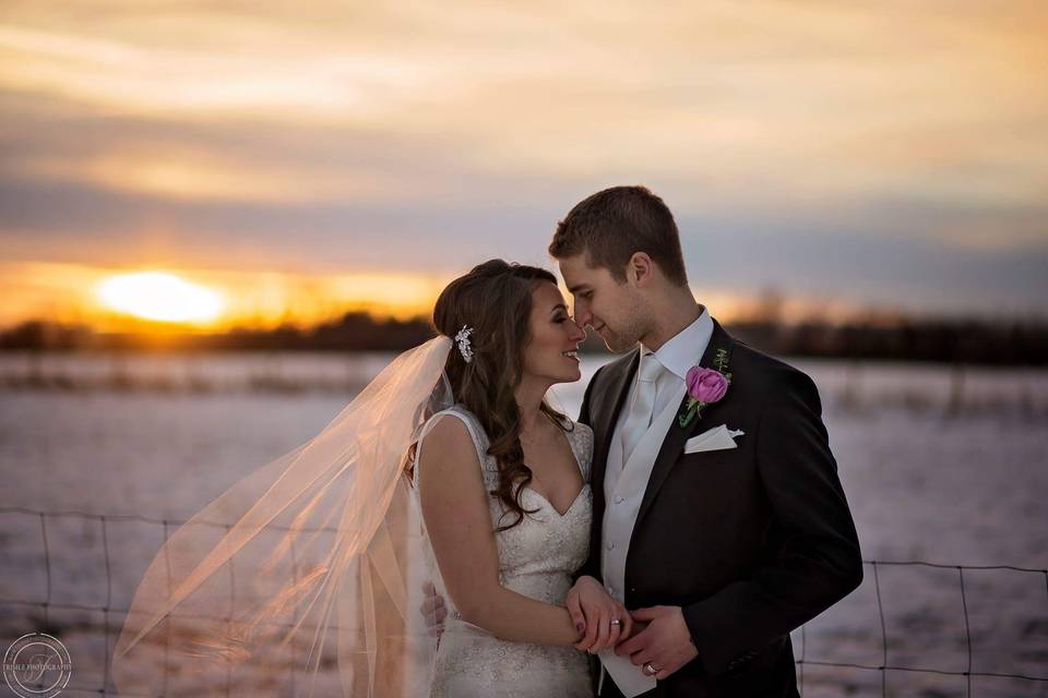 Bride and groom