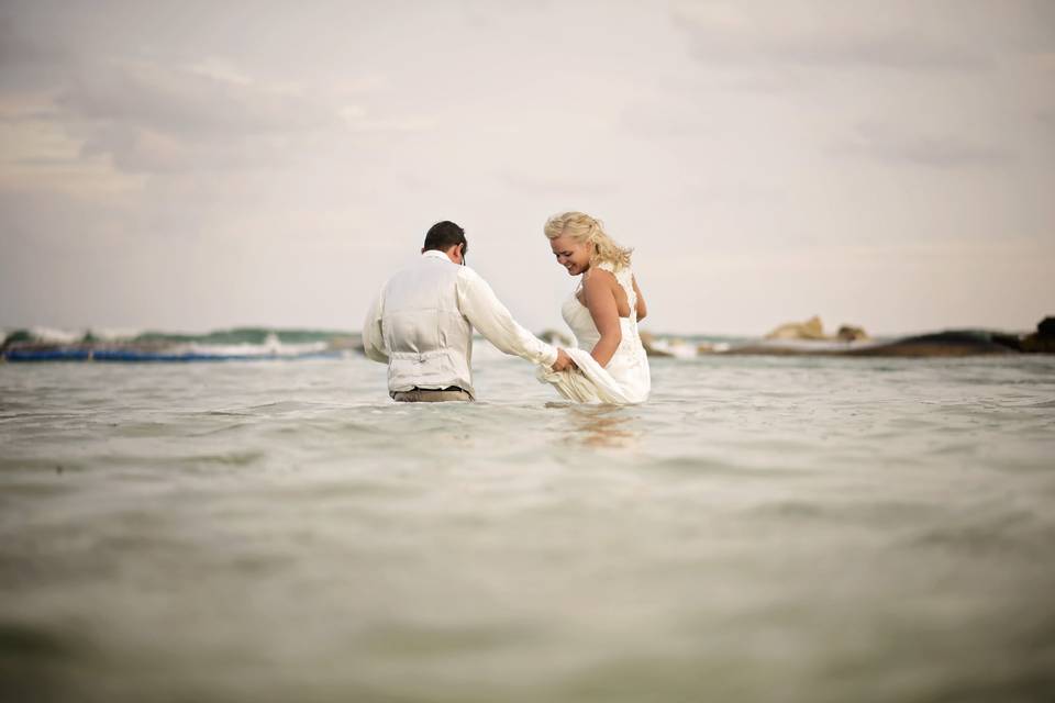 Cancun Ocean wedding