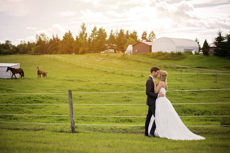 Farm wedding