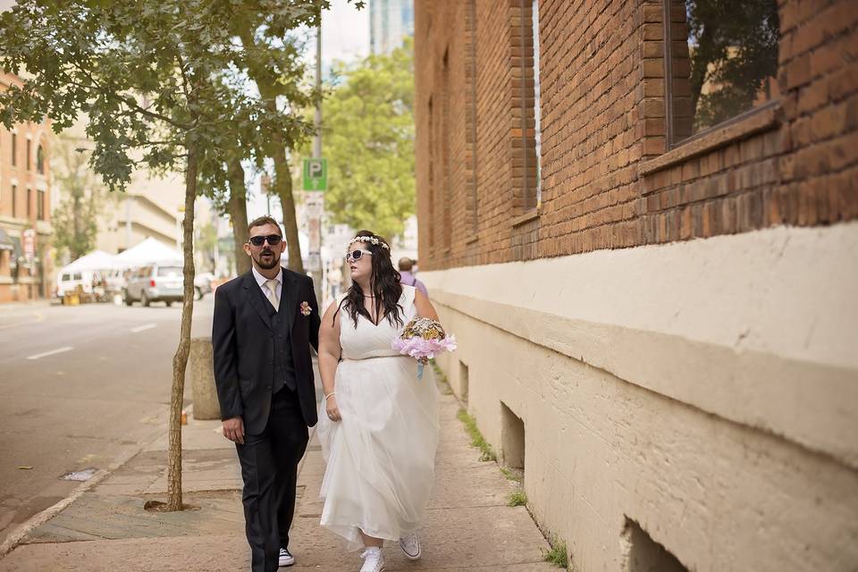 Urban wedding