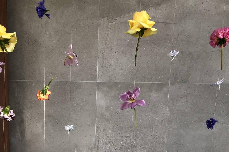 Hanging Floral installation