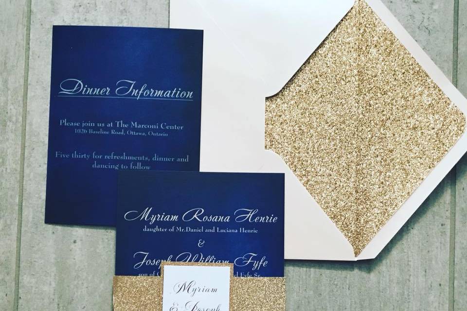 Custom invitations