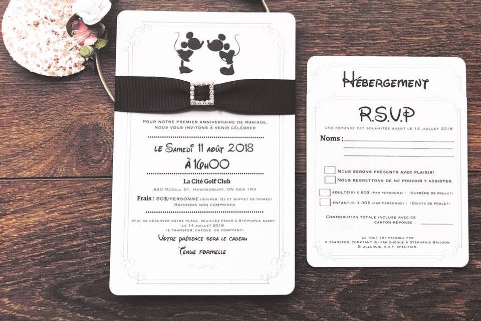 Custom invitations