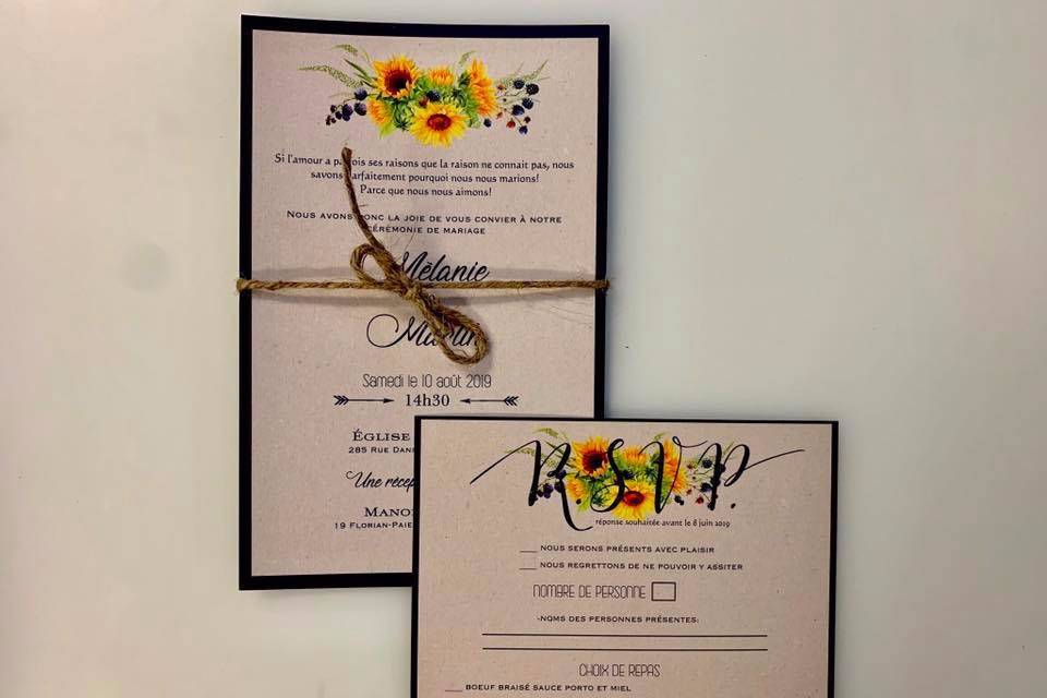 Custom invitations