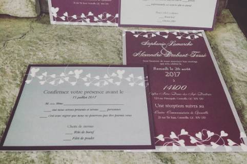 Custom invitations