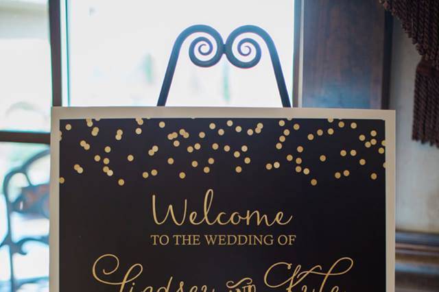 Custom wedding welcome program