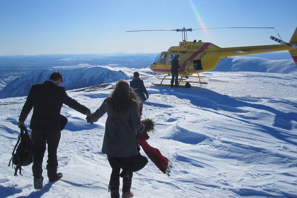 Elope to Dawson City, Yukon.