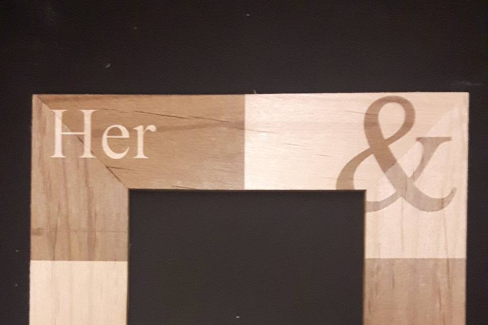 Couples picture frame