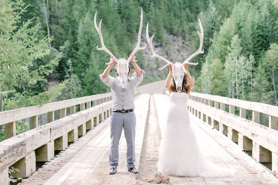 Golden BC wedding