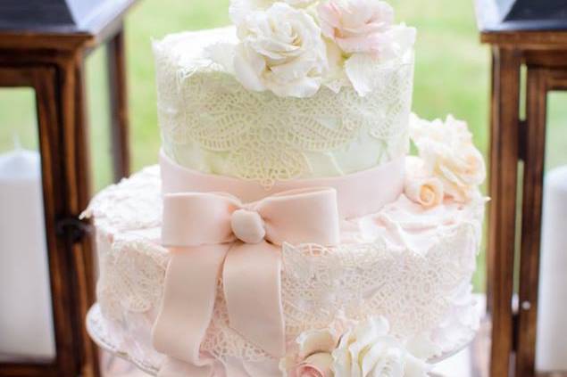 Lace Wedding cake