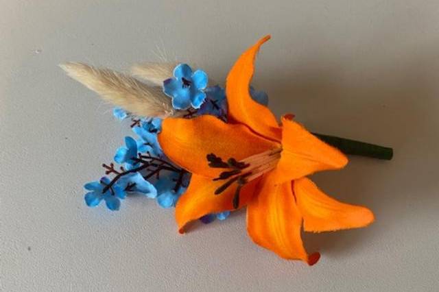 Tiger Lily Boutonniere