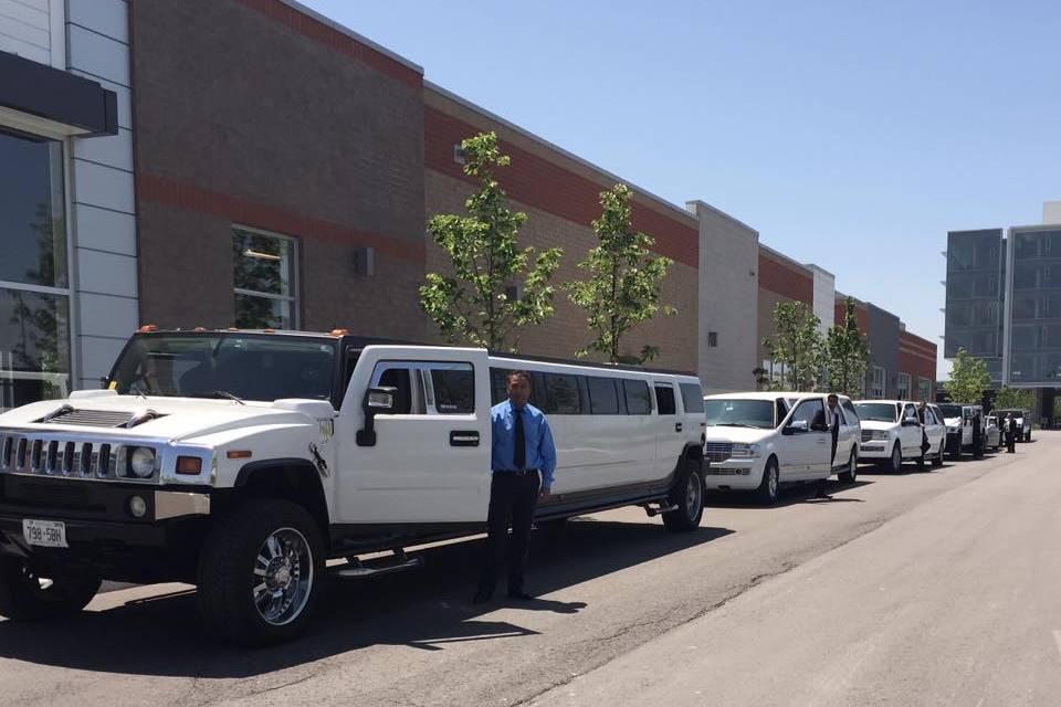 Toronto wedding limousine