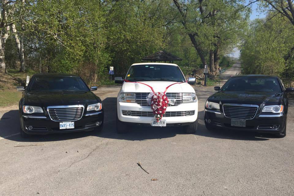 Toronto wedding limousine