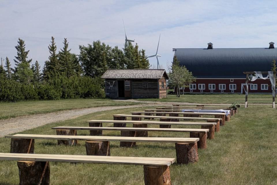 Outdoor ceremony
