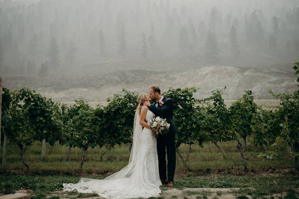 Smokey Winery Wedding