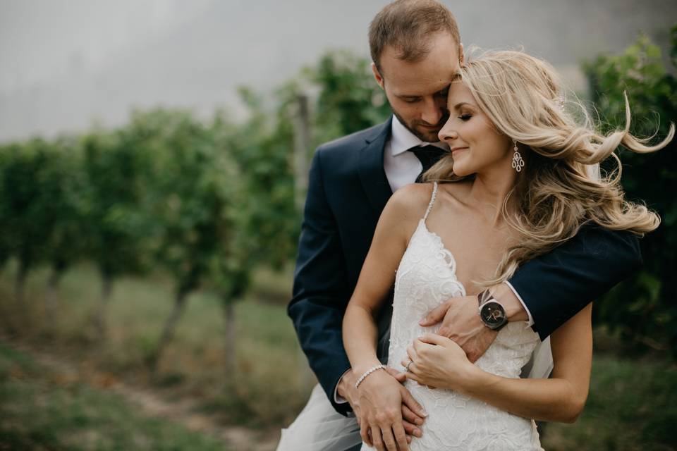 Smokey Winery Wedding